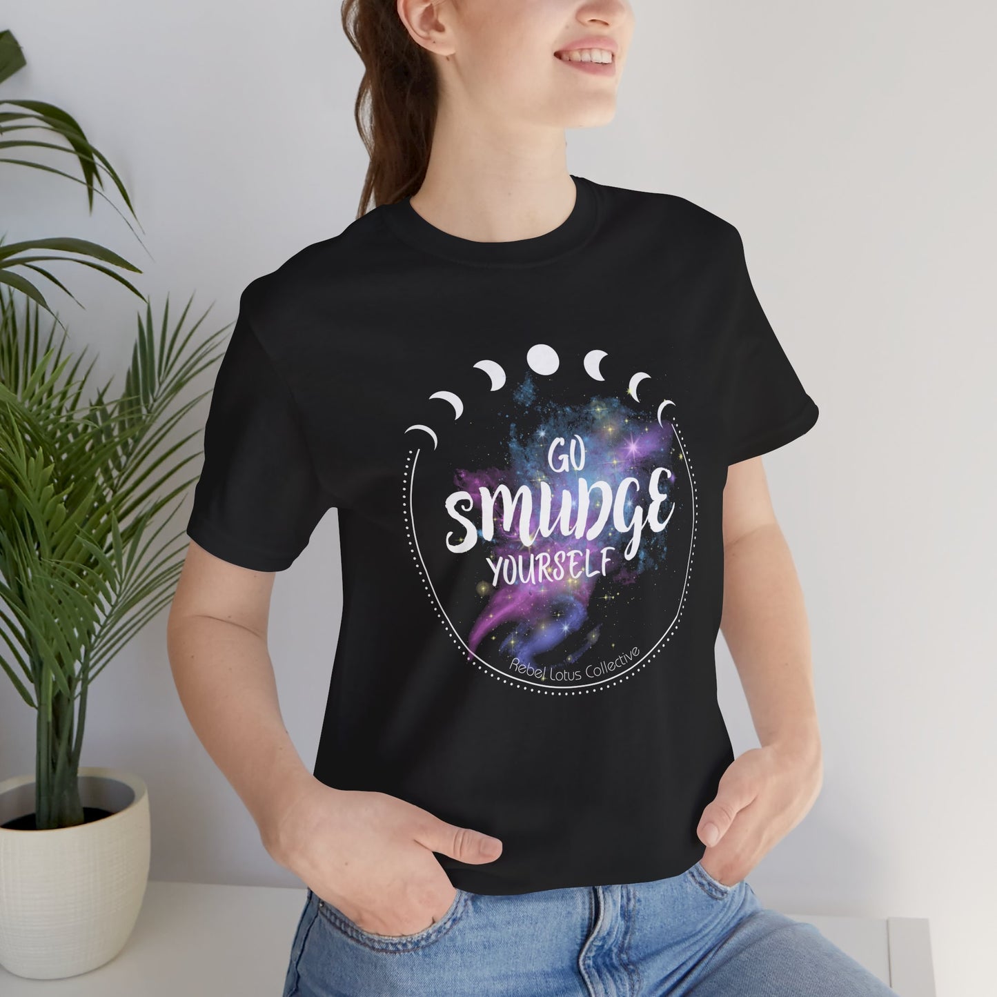 Cosmic Vibes Tee - 'Go Smudge Yourself' Design