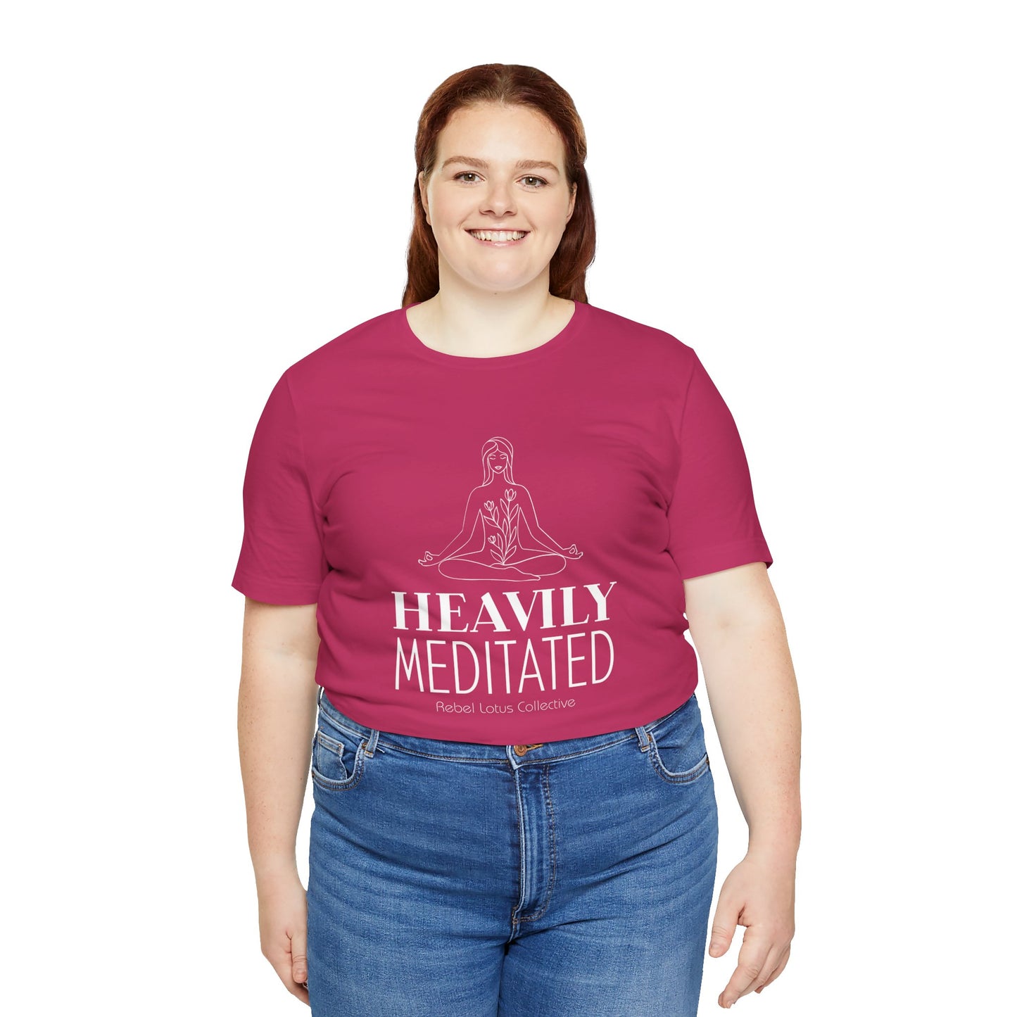 Heavily Meditated Tee - Mindfulness Apparel for Yoga Lovers