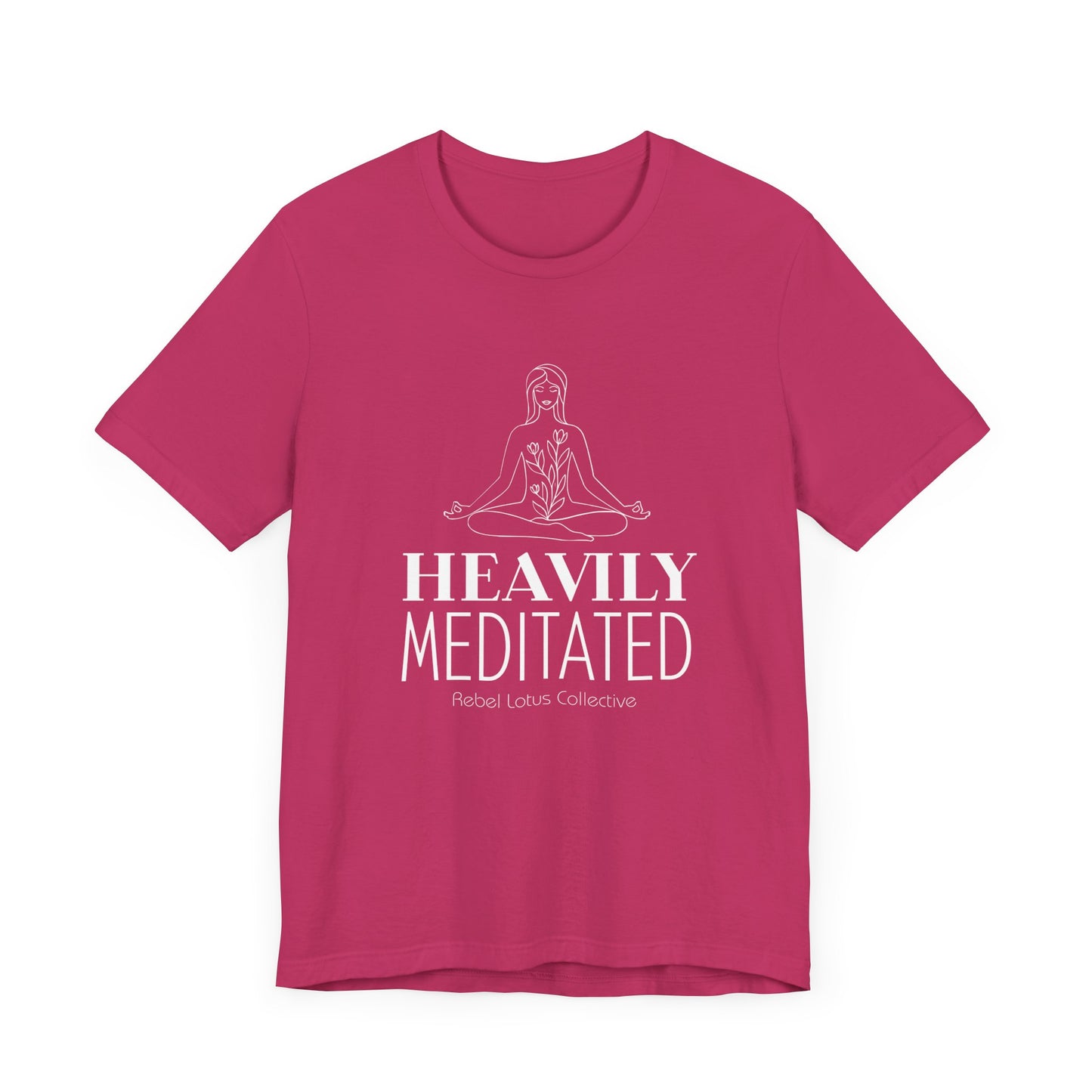 Heavily Meditated Tee - Mindfulness Apparel for Yoga Lovers