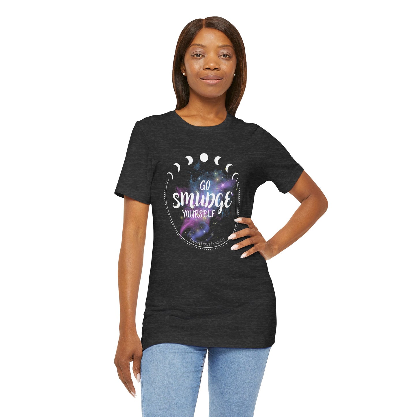 Cosmic Vibes Tee - 'Go Smudge Yourself' Design