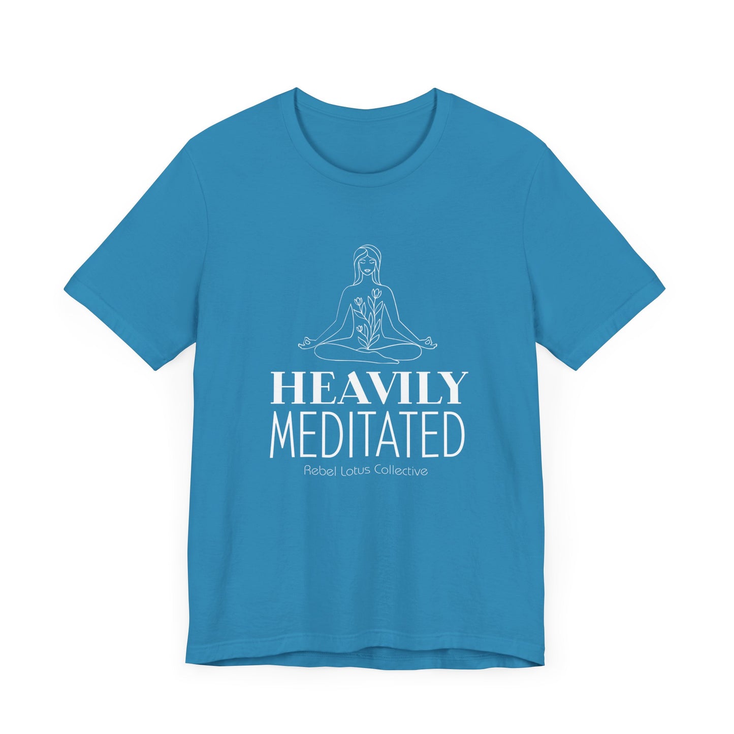 Heavily Meditated Tee - Mindfulness Apparel for Yoga Lovers