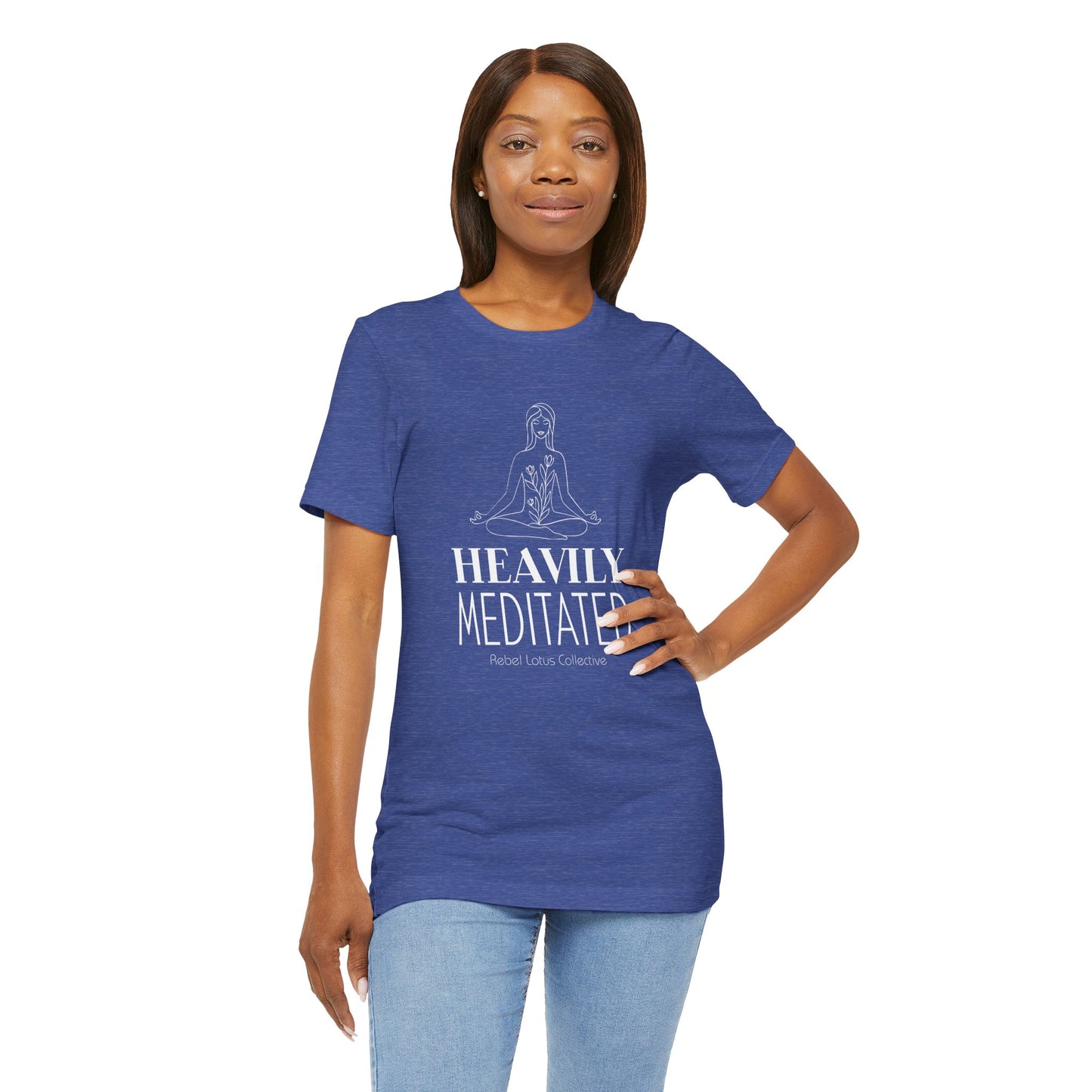 Heavily Meditated Tee - Mindfulness Apparel for Yoga Lovers