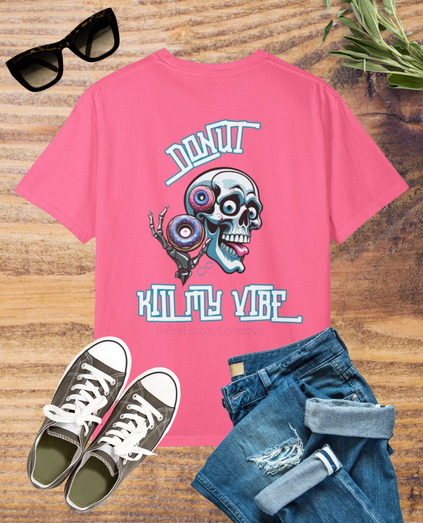 Donut Kill My Vibe Unisex T-shirt, Fun Graphic Tee, Casual Wear, Gift for Foodies, Perfect for Summer Events, Festival Apparel